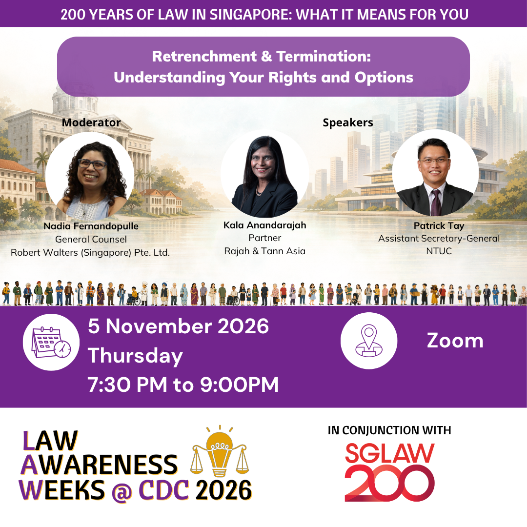 LAW@CDC 2026: Retrenchment & Termination: Understanding Your Rights and Options